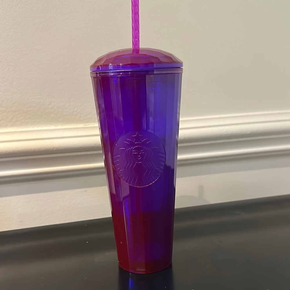 Starbucks Purple and Pink Tumbler